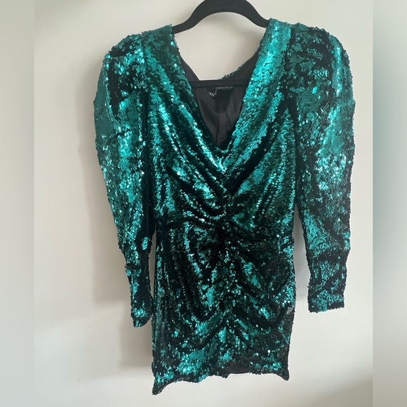 Zara Sequin Mini Dress, S - Picture 3 of 6